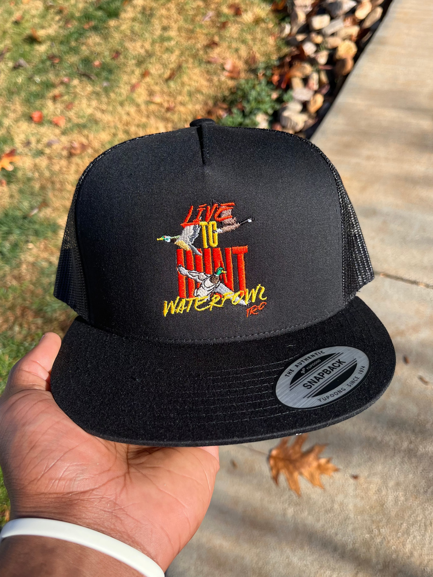 “Live to Hunt Waterfowl” Flat bill