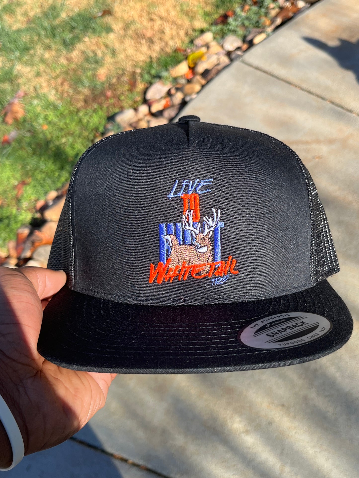 “Live to Hunt Whitetail” Trucker Hat